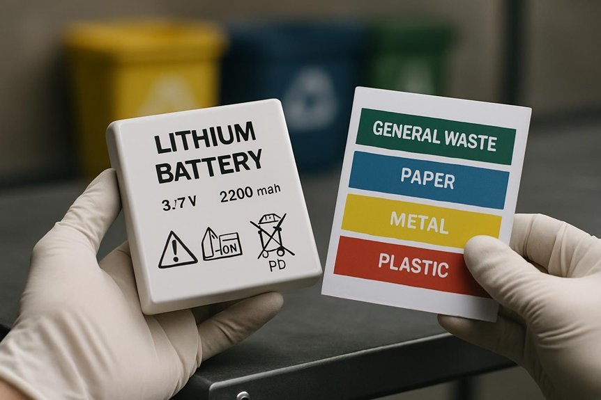 identify lithium battery labels and codes