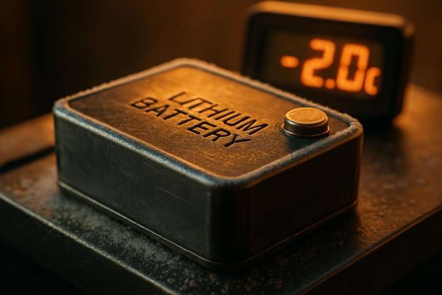 temperature driven lithium battery degradation patterns