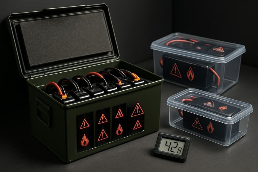 controlled lipo storage protocol and safety