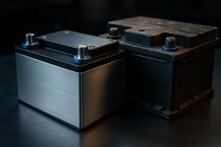 lithium starter battery advantages versus lead acid