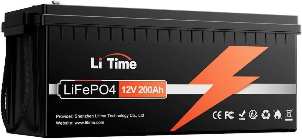 Litime 12V 200Ah Lithium Battery, LiFePO4 Battery with 100A BMS, Max. Deep Cycles, Backup Power for Rv, Travel Trailer, Marine (4 Packs) Litime 12V 200Ah Lithium Battery, LiFePO4 Battery with 100A BMS, Max. Deep Cycles, Backup Power for Rv, Travel Trailer, Marine (4 Packs)