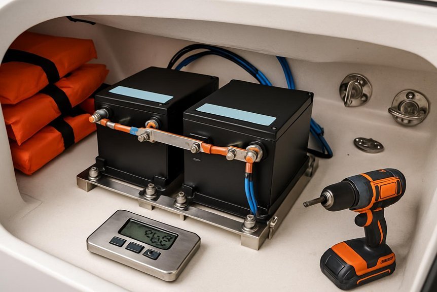 power space weight assessment for marine lithium battery systems