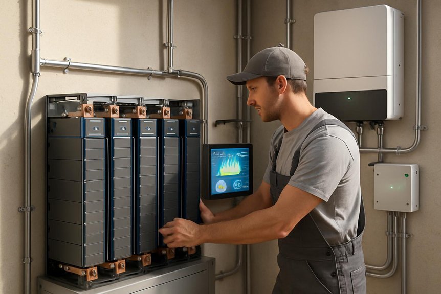 solar battery chemistry and sizing guidelines