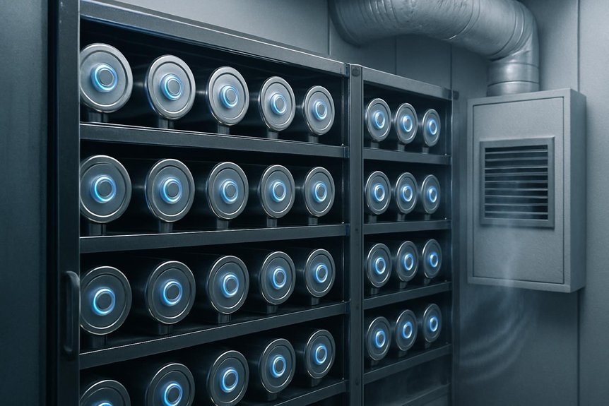 thermal management for li ion storage