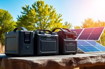 Top Camping Lithium Batteries with Solar Charging Power