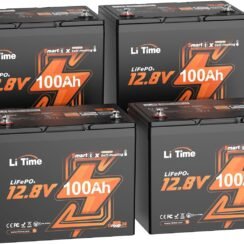 Litime 12V 100Ah Self Heating RV LiFePO4 Battery for Travel Trailer(4 Pack) Review — Cold-Weather Power Solved?