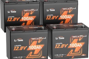Litime 12V 100Ah Self Heating RV LiFePO4 Battery for Travel Trailer(4 Pack) Review — Cold-Weather Power Solved?